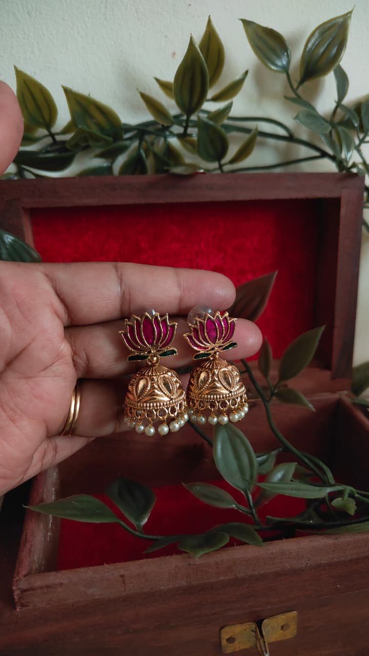 Padma  Antique  Jhumka