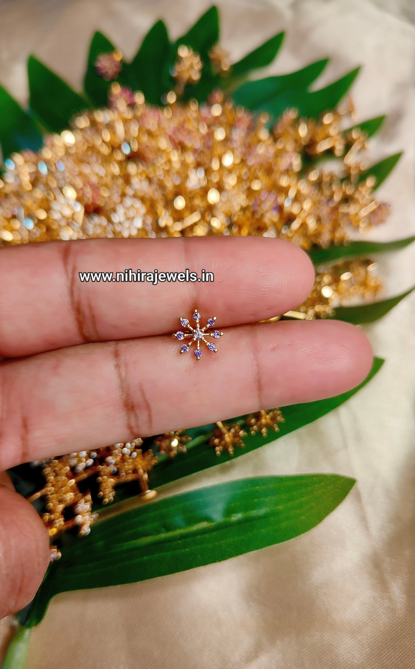 Flower Nosepin Lavender