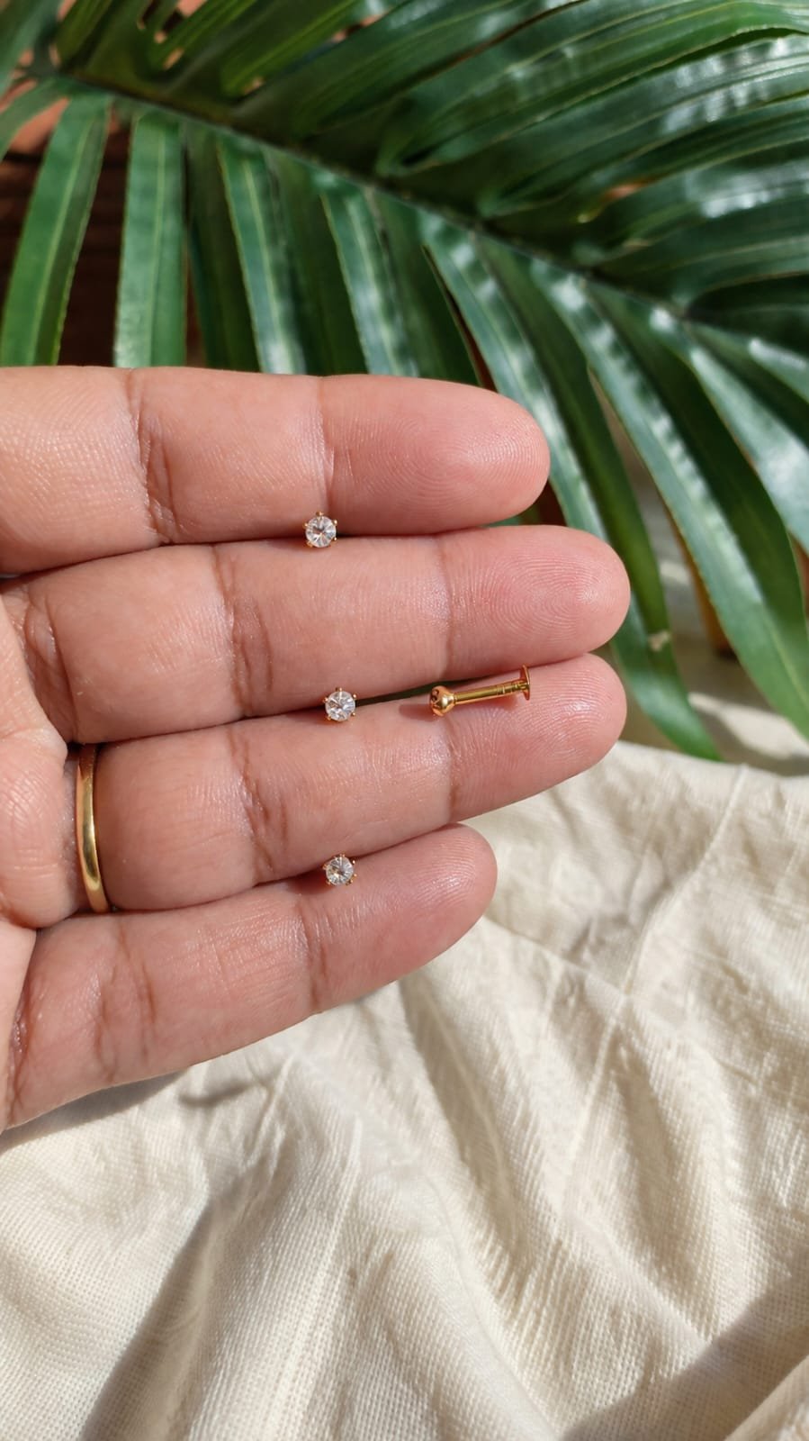 Single Stone Nosepin