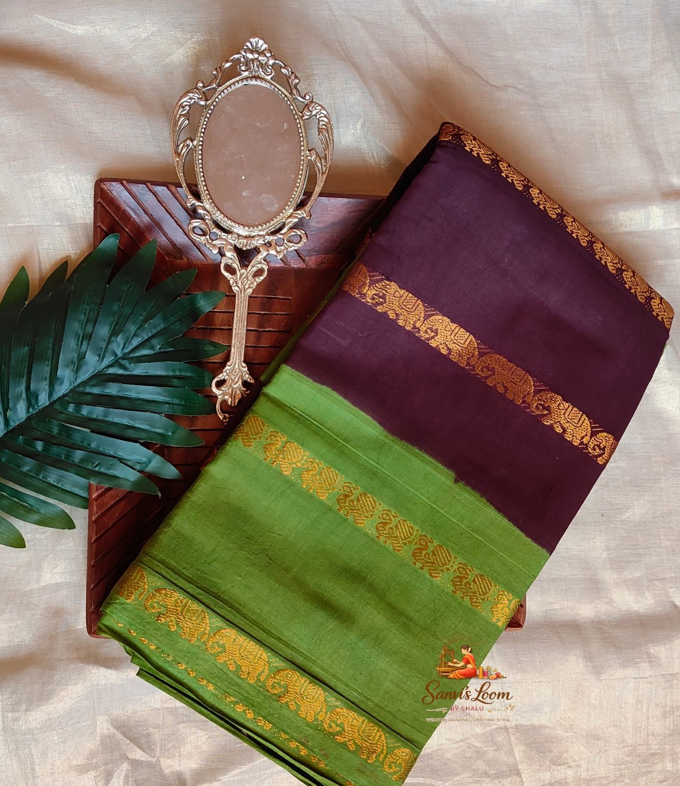 Veldhari COTTON SAREE 120 COUNT