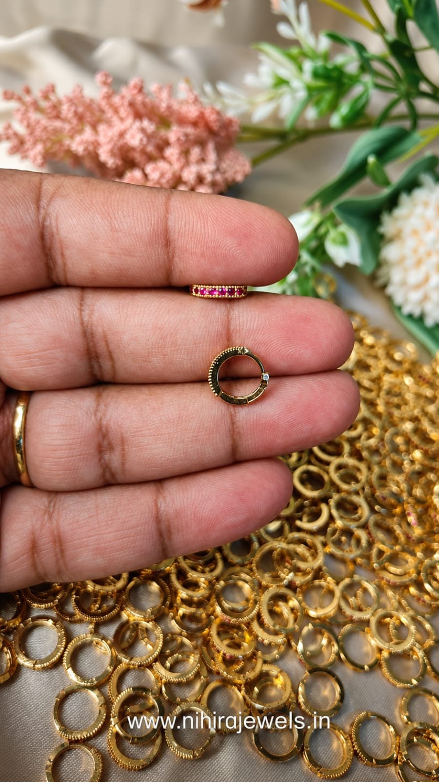 Ring Nosepin Pink (7mm)