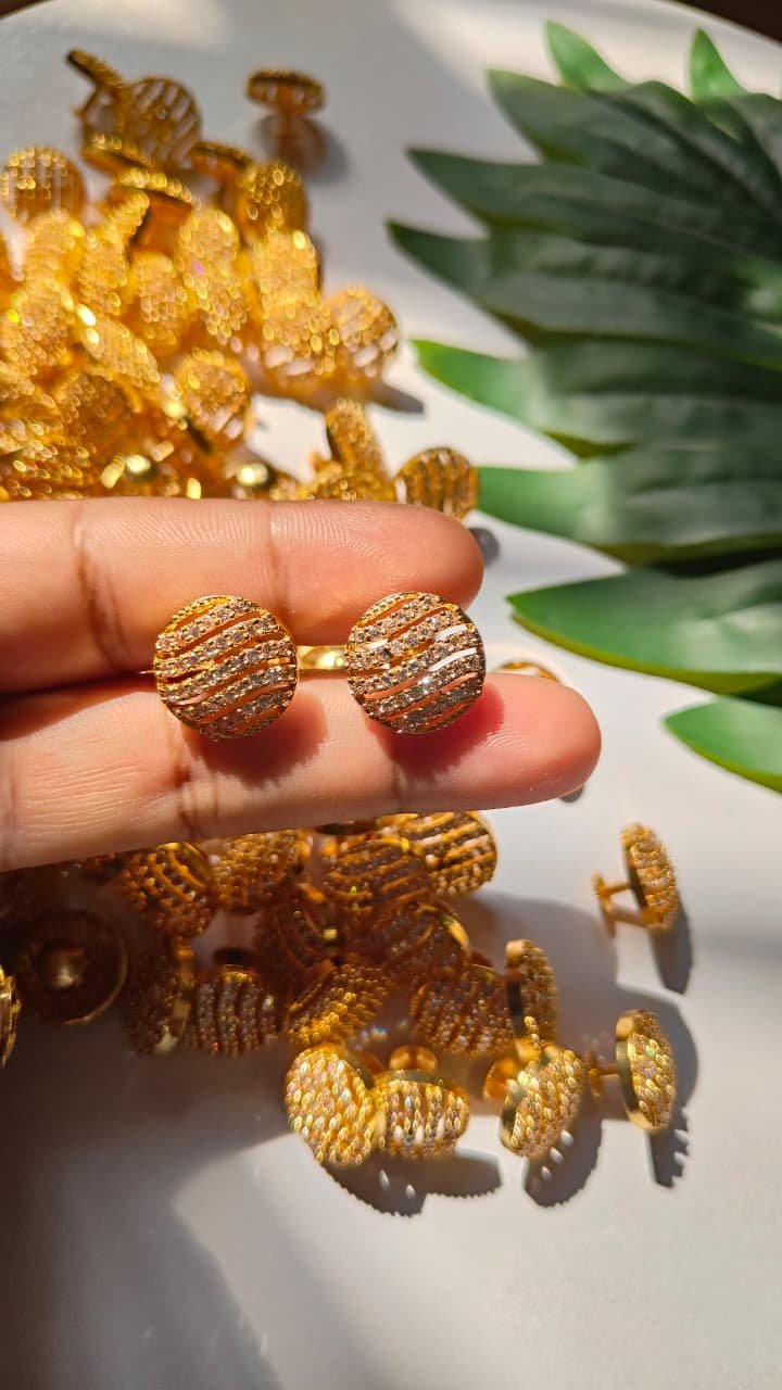 Line Stone Earstud