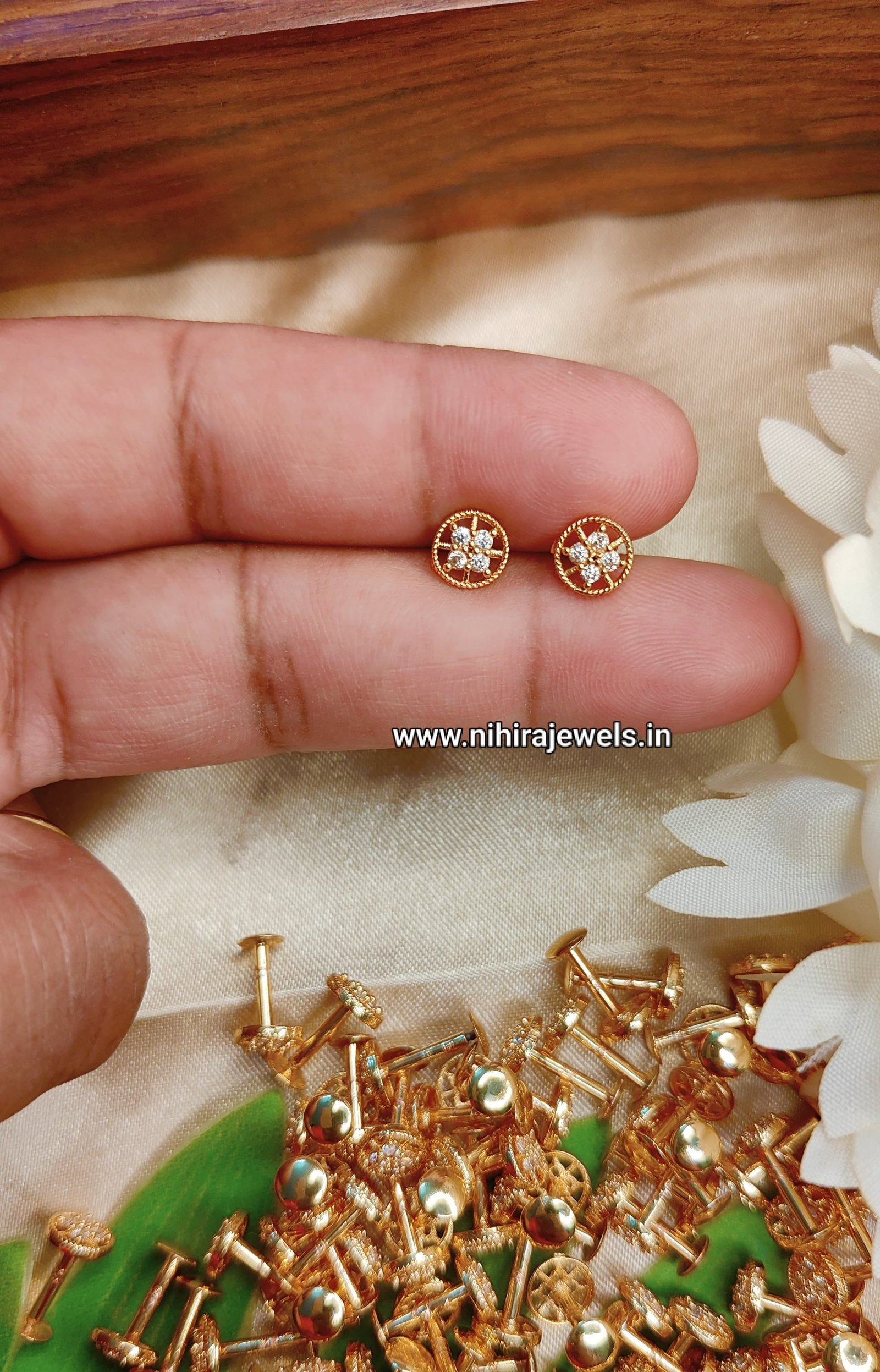 Nitya Earrings - Gold Plated